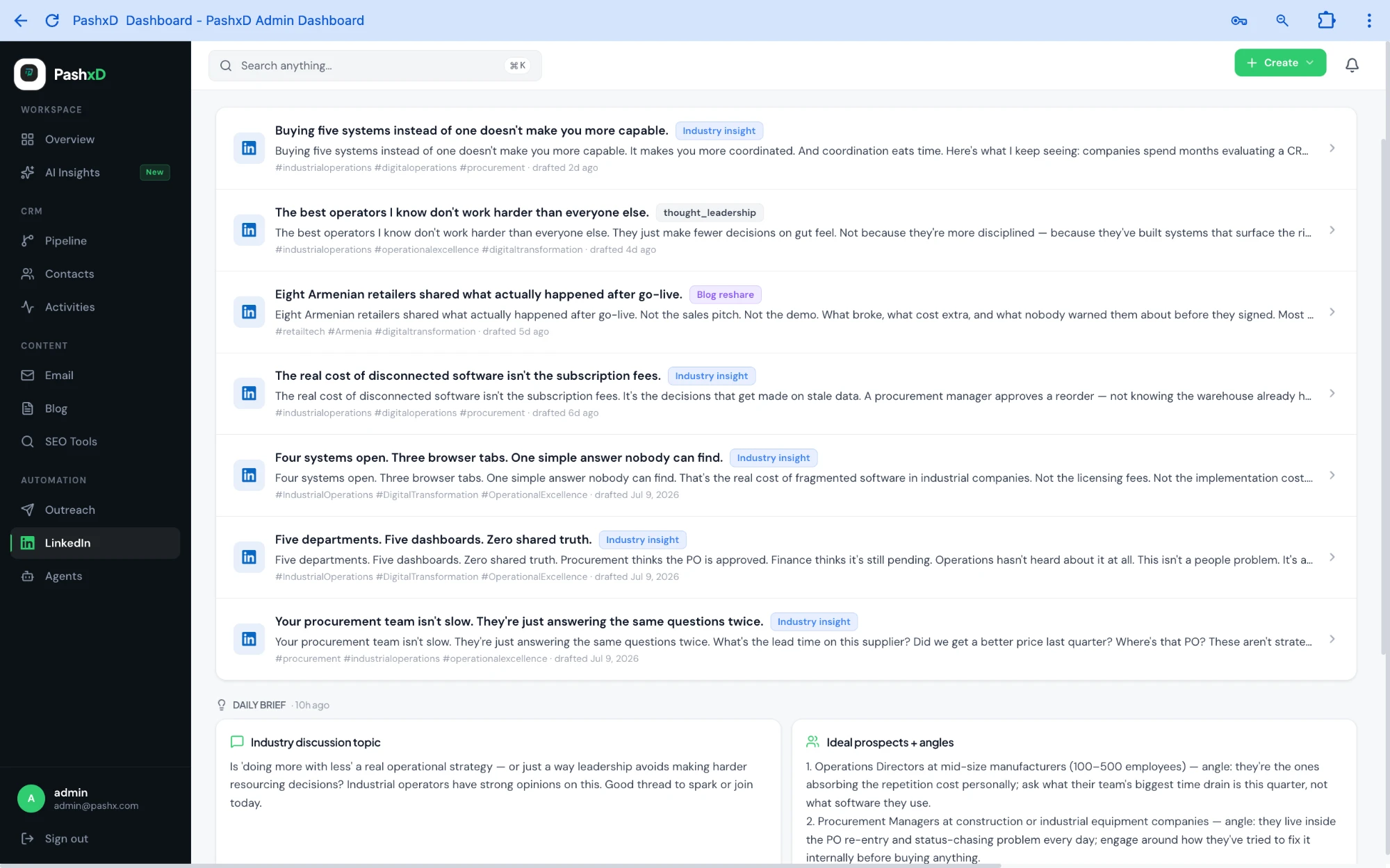 PashX CRM dashboard — ZATCA e-invoicing, inventory management, and sales pipeline for Saudi Arabia retail and trading companies